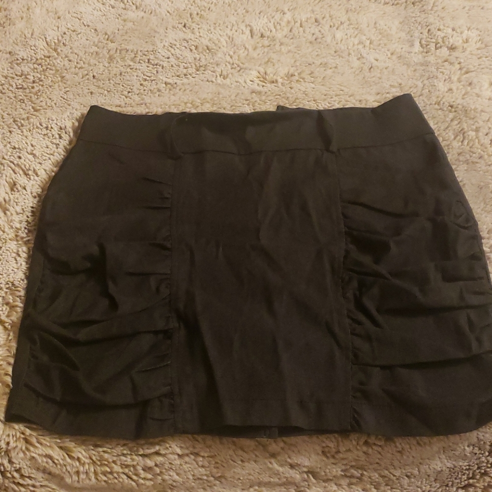 Black pencil skirt
